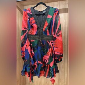 Patbo Rio Print Trim Dress